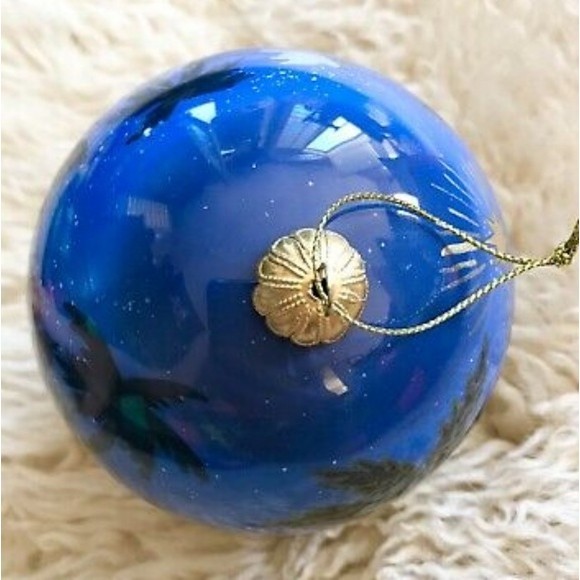 2020 NATIVITY GLASS 100 MM LARGE BALL ORNAMENT - Picture 2 of 7
